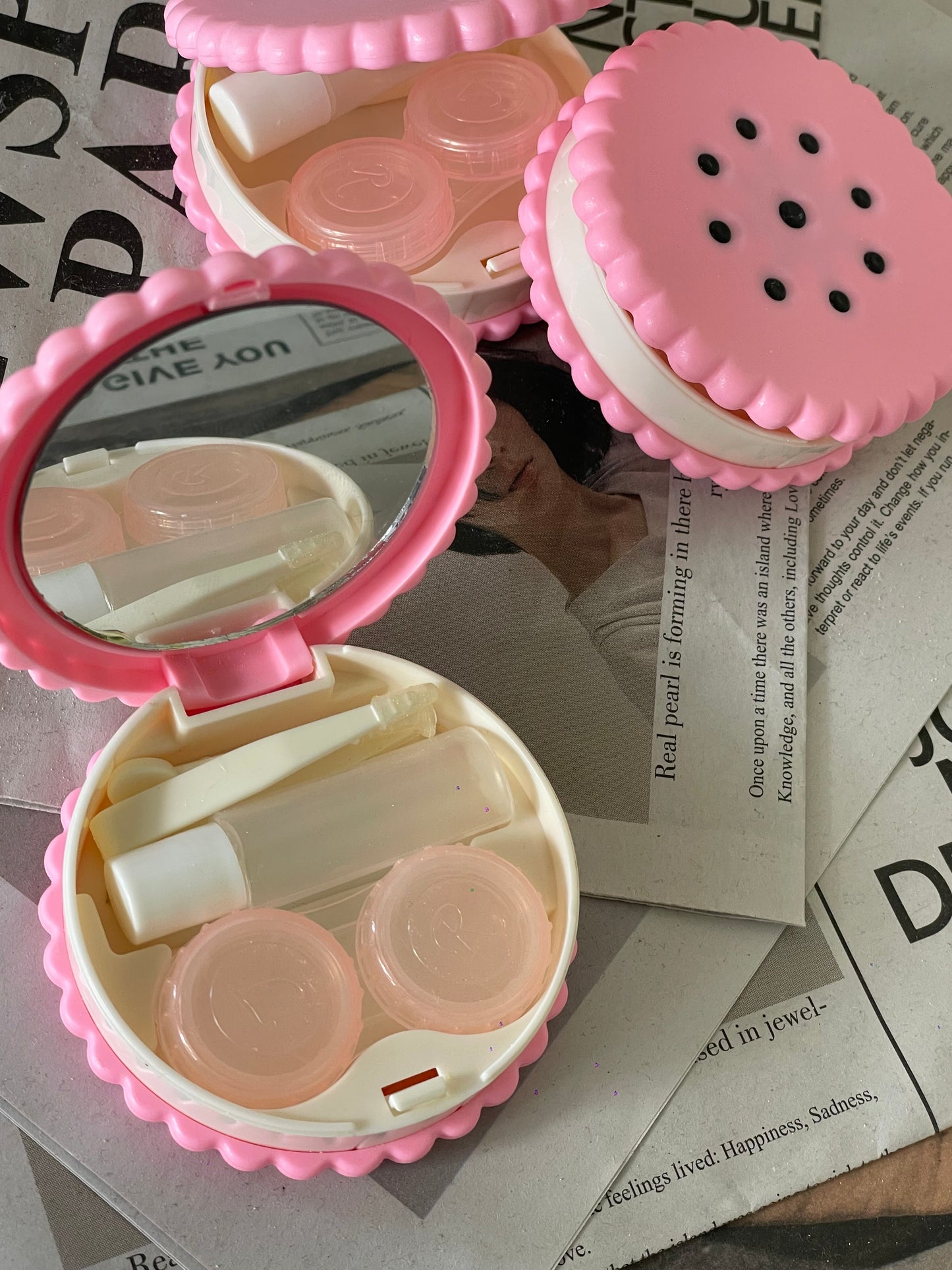 PINK BISCUIT CASE