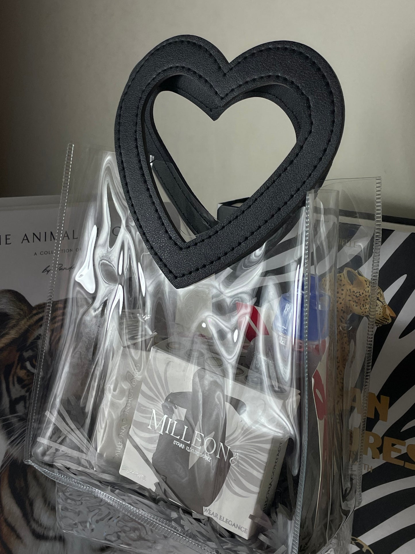 + HEART PACKAGING BAG !