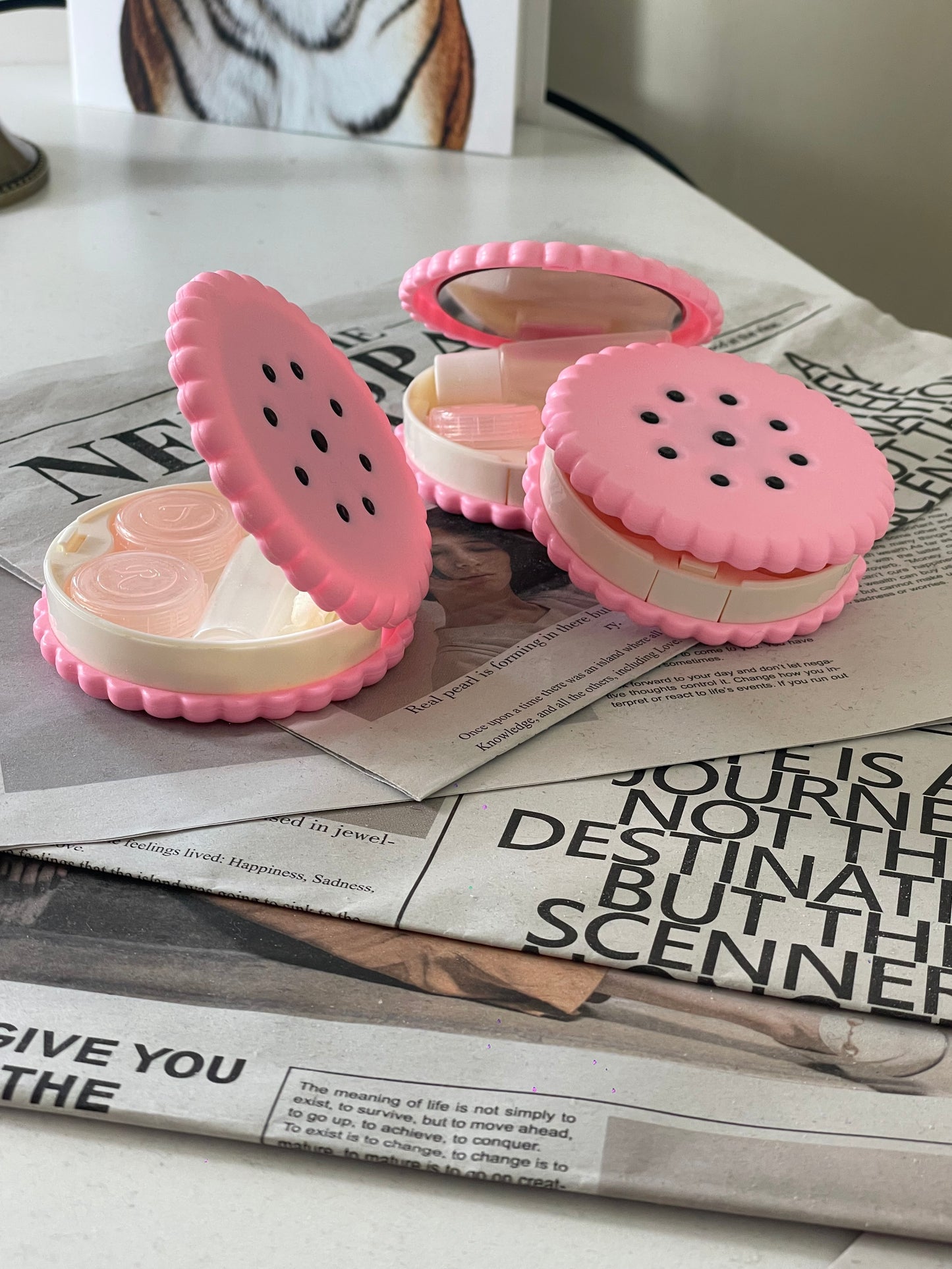 PINK BISCUIT CASE