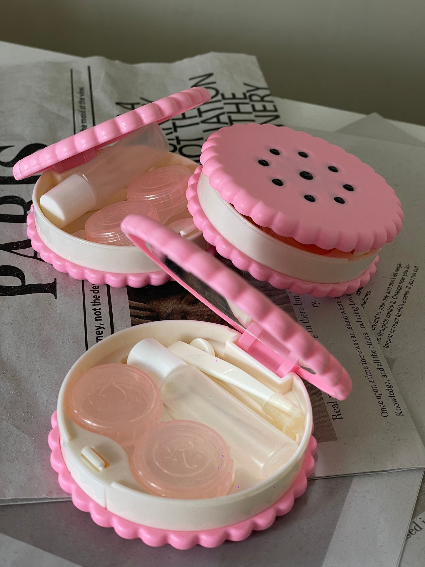PINK BISCUIT CASE
