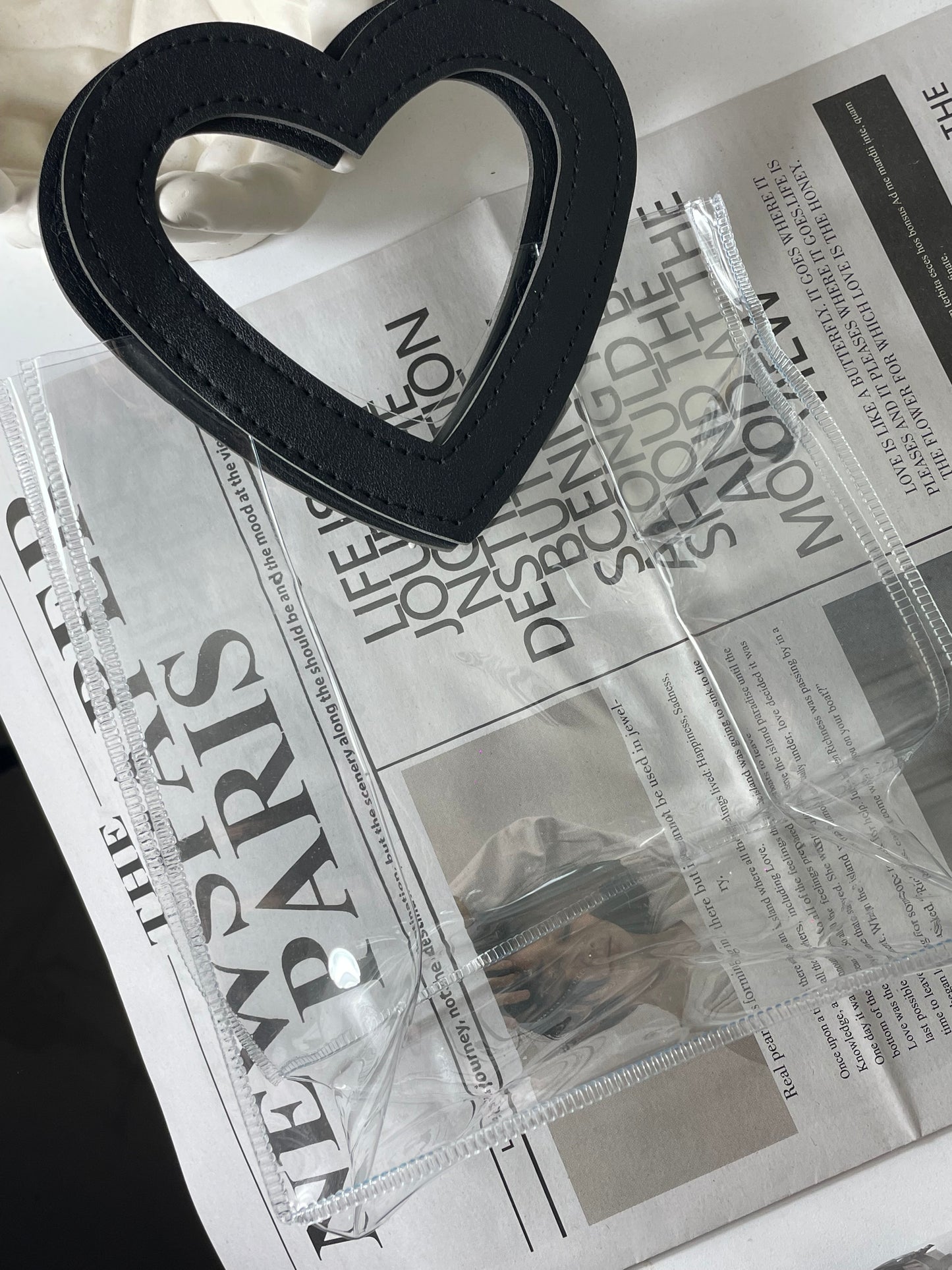 + HEART PACKAGING BAG !