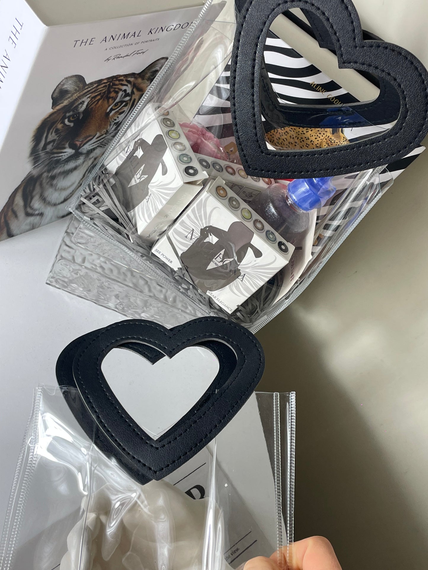 + HEART PACKAGING BAG !