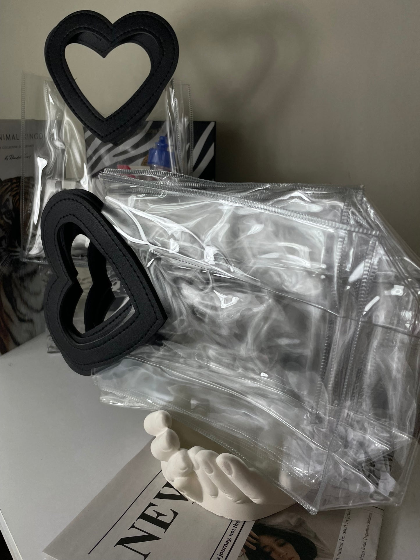 + HEART PACKAGING BAG !